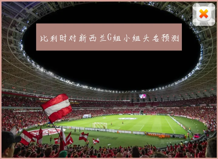 比利时对新西兰G组小组头名预测